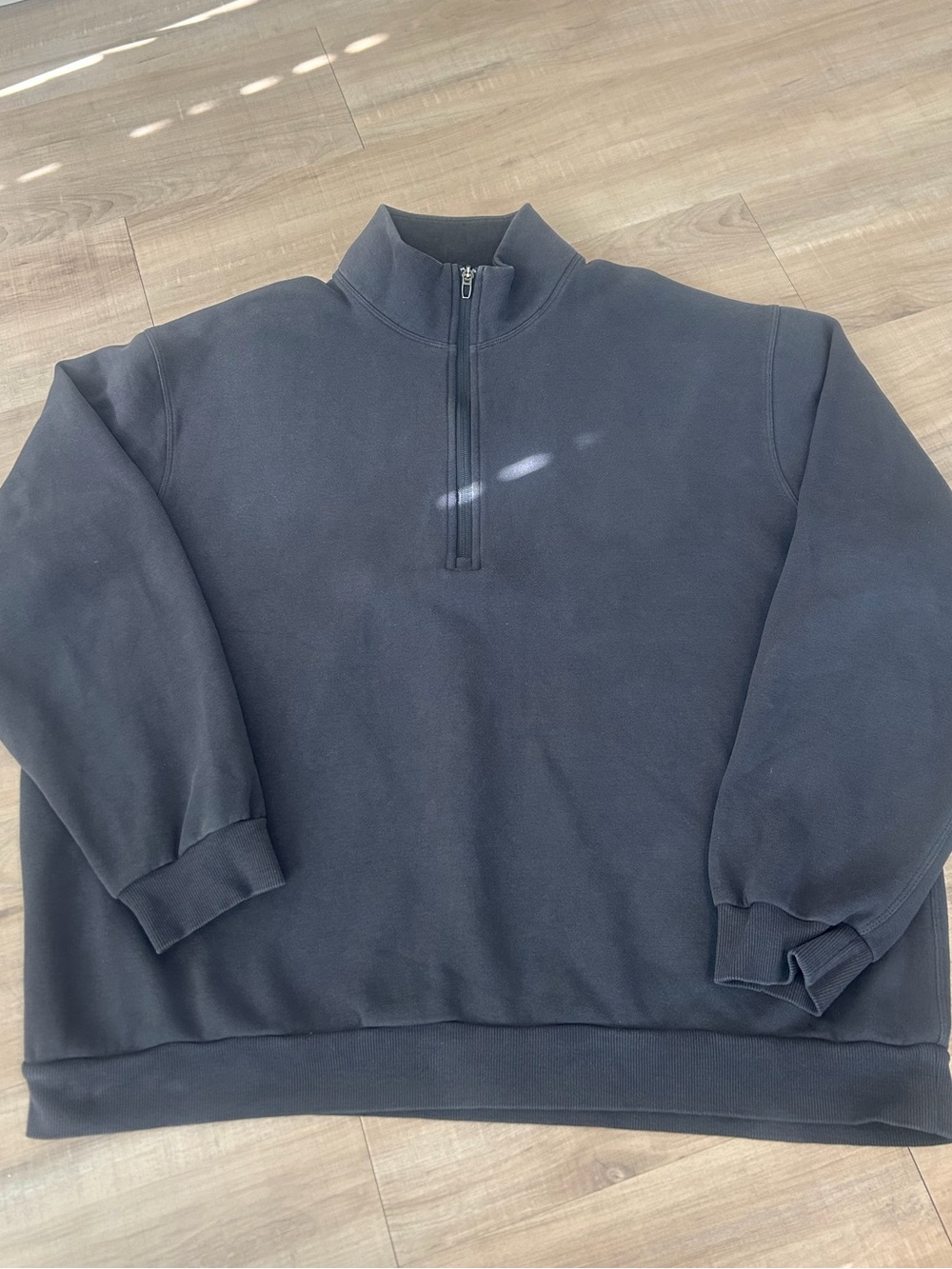 Lululemon faded grey quarter zip